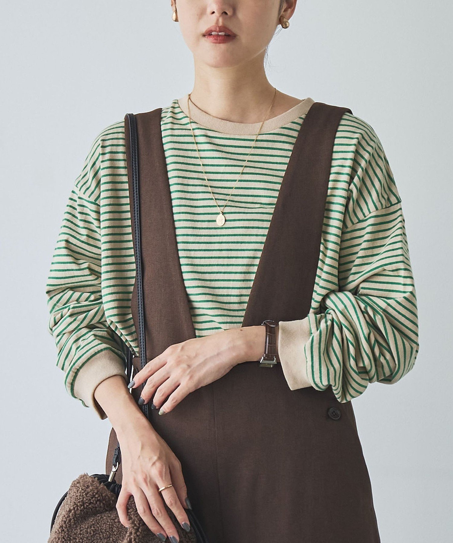 【コーエン/COEN】の【WEB限定】USAコットンレトロボーダーTシャツ インテリア・キッズ・メンズ・レディースファッション・服の通販 founy(ファニー) 　ファッション　Fashion　レディースファッション　WOMEN　トップス・カットソー　Tops/Tshirt　シャツ/ブラウス　Shirts/Blouses　ロング / Tシャツ　T-Shirts　2025年　2025　2025春夏・S/S　Ss,Spring/Summer,2025　おすすめ　Recommend　チュニック　Tunic　トレンド　Trend　ボトム　Bottom　ボーダー　Border　ルーズ　Loose　人気　Popularity　定番　Standard　NATURAL|ID: prp329100004372030 ipo3291000000032383700