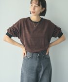 【コーエン/COEN】の【WEB限定】USAコットンレトロボーダーTシャツ MD.BROWN|ID: prp329100004372030 ipo3291000000032383703