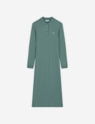 【メゾン キツネ/MAISON KITSUNE】のMAISON KITSUNE/FINE RIBBED LONG SLEEVES POLO DRESS 人気、トレンドファッション・服の通販 founy(ファニー) ファッション Fashion レディースファッション WOMEN トップス・カットソー Tops/Tshirt ワンピース Dress ドレス Party Dresses 冬 Winter くるぶし Ankle ストレート Straight パッチ Patch ポロシャツ Polo Shirt 無地 Plain Color A/W・秋冬 Aw・Autumn/Winter・Fw・Fall-Winter 長袖 Long Sleeve thumbnail EVERGREEN|ID: prp329100004373363 ipo3291000000030561690