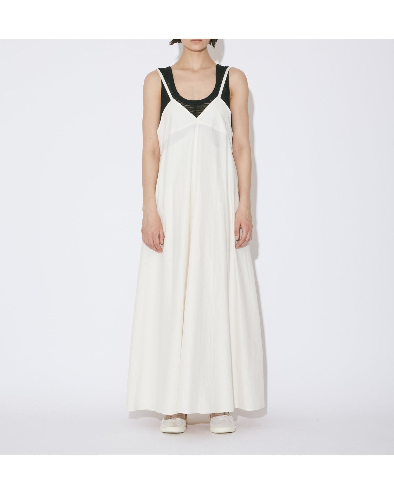 【ビューティフル ピープル/beautiful people】のfinx typewriter camisole dress インテリア・キッズ・メンズ・レディースファッション・服の通販 founy(ファニー) 　ファッション　Fashion　レディースファッション　WOMEN　ワンピース　Dress　ドレス　Party Dresses　くるぶし　Ankle　シンプル　Simple　ecru|ID: prp329100004373506 ipo3291000000030562653