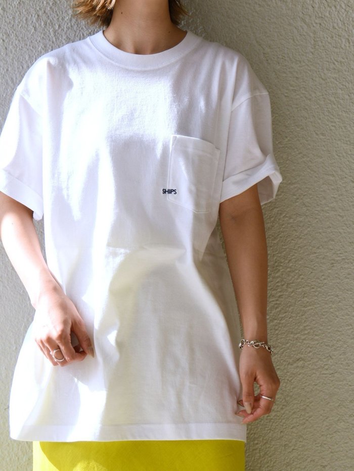 【シップス フォー ウィメン/SHIPS】の【WEB限定】SHIPS マイクロ SHIPSロゴ ポケット Tシャツ インテリア・キッズ・メンズ・レディースファッション・服の通販 founy(ファニー) https://founy.com/ ファッション Fashion レディースファッション WOMEN トップス・カットソー Tops/Tshirt シャツ/ブラウス Shirts/Blouses ロング / Tシャツ T-Shirts おすすめ Recommend クール Cool ポケット Pocket 定番 Standard |ID: prp329100004375126 ipo3291000000030947792