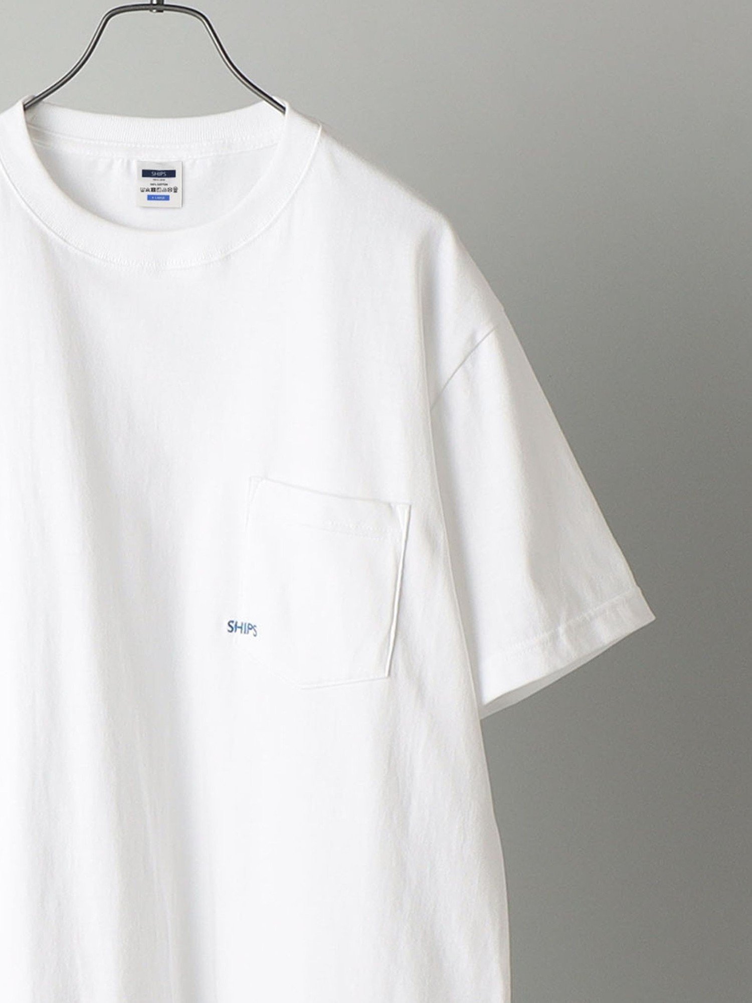【シップス フォー ウィメン/SHIPS】の【WEB限定】SHIPS マイクロ SHIPSロゴ ポケット Tシャツ インテリア・キッズ・メンズ・レディースファッション・服の通販 founy(ファニー) 　ファッション　Fashion　レディースファッション　WOMEN　トップス・カットソー　Tops/Tshirt　シャツ/ブラウス　Shirts/Blouses　ロング / Tシャツ　T-Shirts　おすすめ　Recommend　クール　Cool　ポケット　Pocket　定番　Standard　ブルー系|ID: prp329100004375126 ipo3291000000030947821