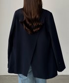 【ジュノア/JUNOAH】のバックスリットテーラードジャケット ネイビー|ID: prp329100004375812 ipo3291000000030954649