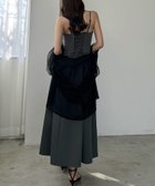 【ジュノア/JUNOAH】のバックレースアップフレアキャミワンピース チャコール|ID: prp329100004376211 ipo3291000000031990714