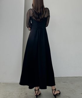【ジュノア/JUNOAH】のバックレースアップフレアキャミワンピース 人気、トレンドファッション・服の通販 founy(ファニー) ファッション Fashion レディースファッション WOMEN ワンピース Dress キャミワンピース No Sleeve Dresses |ID:prp329100004376211
