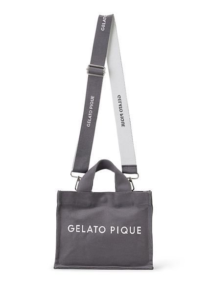 【ジェラート ピケ/gelato pique】のキャンバスロゴショルダーバッグ 人気、トレンドファッション・服の通販 founy(ファニー) 　ファッション　Fashion　レディースファッション　WOMEN　バッグ　Bag　キャンバス　Canvas　ショルダー　Shoulder　スタイリッシュ　Stylish　フロント　Front　ポーチ　Pouch　 other-1|ID: prp329100004376545 ipo3291000000030859076