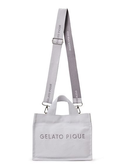 【ジェラート ピケ/gelato pique】のキャンバスロゴショルダーバッグ インテリア・キッズ・メンズ・レディースファッション・服の通販 founy(ファニー) 　ファッション　Fashion　レディースファッション　WOMEN　バッグ　Bag　キャンバス　Canvas　ショルダー　Shoulder　スタイリッシュ　Stylish　フロント　Front　ポーチ　Pouch　BLU[086]|ID: prp329100004376545 ipo3291000000030859083