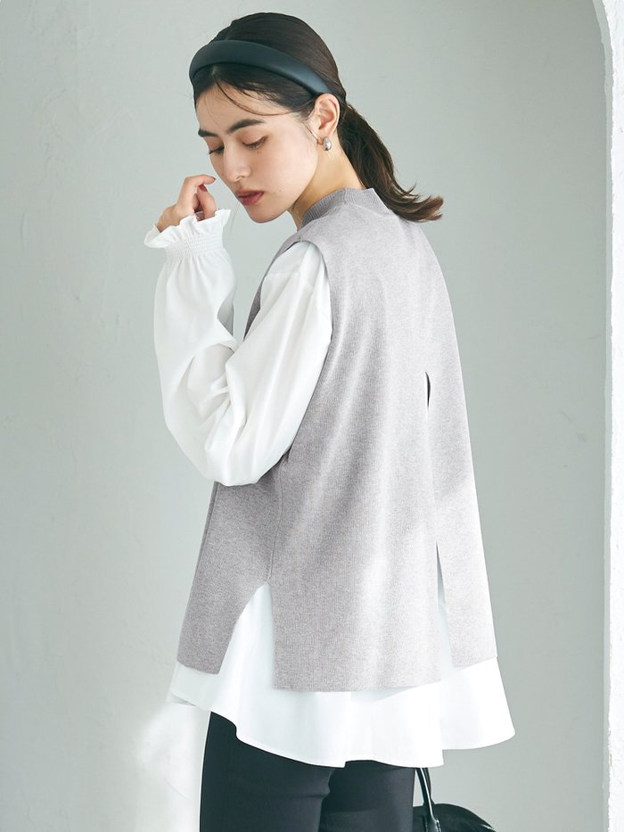 【コカ/COCA】のベストセットブラウス インテリア・キッズ・メンズ・レディースファッション・服の通販 founy(ファニー) https://founy.com/ ファッション Fashion レディースファッション WOMEN アウター Coat Outerwear トップス・カットソー Tops/Tshirt シャツ/ブラウス Shirts/Blouses ベスト/ジレ Gilets/Vests クール Cool スリット Slit スリーブ Sleeve ベスト Vest ポケット Pocket おすすめ Recommend 2025年 2025 2025春夏・S/S Ss,Spring/Summer,2025 |ID: prp329100004376692 ipo3291000000031970065