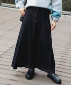 【ビームス ハート/BEAMS HEART】のワイドプリーツ デニムスカート 24AW 人気、トレンドファッション・服の通販 founy(ファニー) ファッション Fashion レディースファッション WOMEN スカート Skirt デニムスカート Denim Skirts 2024年 2024 2024-2025秋冬・A/W Aw/Autumn/Winter/Fw/Fall/2024-2025 おすすめ Recommend クロップド Cropped シューズ Shoes タートル Turtle デニム Denim バランス Balance フラット Flat プリーツ Pleats ポケット Pocket ロング Long ワイド Wide 夏 Summer 定番 Standard 春 Spring S/S・春夏 Ss・Spring/Summer A/W・秋冬 Aw・Autumn/Winter・Fw・Fall-Winter thumbnail BLACK|ID: prp329100004380521 ipo3291000000030612386