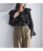 【ローリーズファーム/LOWRYS FARM】のアシメフリルギャザーブラウス 人気、トレンドファッション・服の通販 founy(ファニー) ファッション Fashion レディースファッション WOMEN トップス・カットソー Tops/Tshirt シャツ/ブラウス Shirts/Blouses おすすめ Recommend アシンメトリー Asymmetry オフショルダー Off Shoulder ショルダー Shoulder デニム Denim フリル Frills ボトム Bottom ワイド Wide ヴィンテージ Vintage thumbnail ブラック|ID: prp329100004384243 ipo3291000000030795435