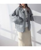 【ローリーズファーム/LOWRYS FARM】のエリZIPニットブルゾン 人気、トレンドファッション・服の通販 founy(ファニー) ファッション Fashion レディースファッション WOMEN アウター Coat Outerwear ブルゾン Blouson/Jackets トップス・カットソー Tops/Tshirt ニット Knit Tops ブルゾン Blouson 春 Spring thumbnail グレー18|ID: prp329100004384368 ipo3291000000031027815