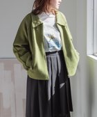 【ローリーズファーム/LOWRYS FARM】のエリZIPニットブルゾン 人気、トレンドファッション・服の通販 founy(ファニー) ファッション Fashion レディースファッション WOMEN アウター Coat Outerwear ブルゾン Blouson/Jackets トップス・カットソー Tops/Tshirt ニット Knit Tops ブルゾン Blouson 春 Spring thumbnail グリーン75|ID: prp329100004384368 ipo3291000000031027818