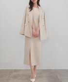 【ジュノア/JUNOAH】のCENEA 金ボタンテーラードジャケット(ゆったりシルエット)+キャミワンピース Aアイボリー|ID: prp329100004385540 ipo3291000000031993192