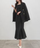 【ジュノア/JUNOAH】のCENEA 金ボタンテーラードジャケット(ゆったりシルエット)+キャミワンピース Bブラック|ID: prp329100004385540 ipo3291000000031993193