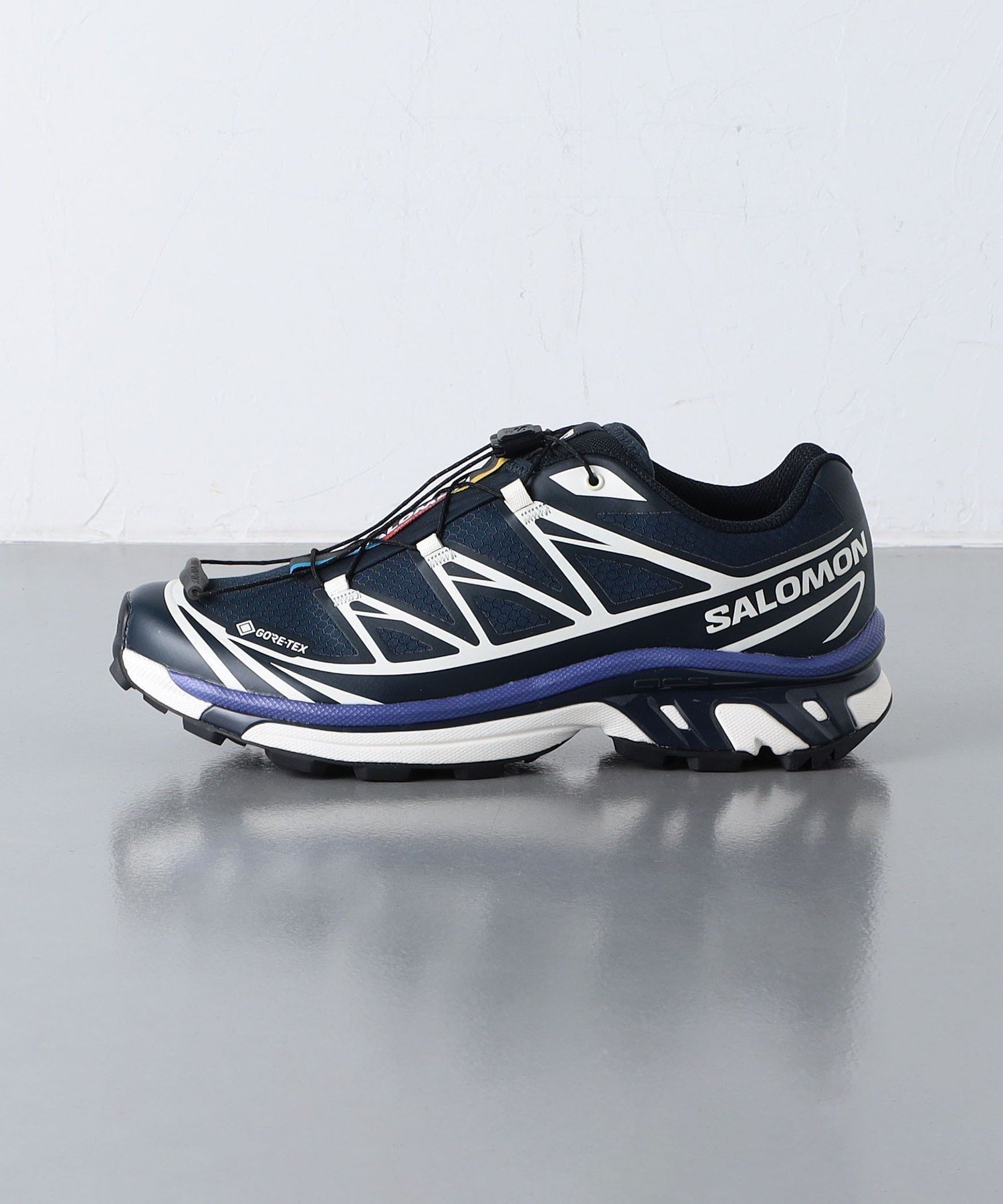 【ユナイテッドアローズ/UNITED ARROWS / MEN】のSALOMON XT-6 GTX/スニーカー インテリア・キッズ・メンズ・レディースファッション・服の通販 founy(ファニー) 　ファッション　Fashion　メンズファッション　MEN　シューズ・靴　Shoes/Men　スニーカー　Sneakers　アウトドア　Outdoor　スタイリッシュ　Stylish　スニーカー　Sneakers　スポーツ　Sports　フィット　Fit　フランス　France　メッシュ　Mesh　ライニング　Lining　ランニング　Running　NAVY|ID: prp329100004386732 ipo3291000000031912437