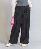 【その他のブランド/Other】のツイル タック ワイドパンツ BLACK|ID: prp329100004387034 ipo3291000000031976716