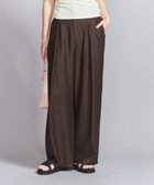 【その他のブランド/Other】のツイル タック ワイドパンツ DK.BROWN|ID: prp329100004387034 ipo3291000000031976727
