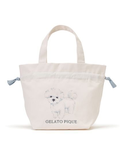 【ジェラート ピケ/gelato pique】の3柄ランチトート インテリア・キッズ・メンズ・レディースファッション・服の通販 founy(ファニー) 　ファッション　Fashion　レディースファッション　WOMEN　バッグ　Bag　おすすめ　Recommend　チェリー　Cherry　リボン　Ribbon　巾着　Purse　春　Spring　BLU[086]|ID: prp329100004387425 ipo3291000000030783093