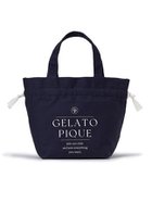 【ジェラート ピケ/gelato pique】の3柄ランチトート 人気、トレンドファッション・服の通販 founy(ファニー) ファッション Fashion レディースファッション WOMEN バッグ Bag おすすめ Recommend チェリー Cherry リボン Ribbon 巾着 Purse 春 Spring thumbnail NVY[089]|ID: prp329100004387425 ipo3291000000030783094