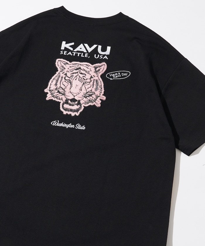 【フリークスストア/FREAK'S STORE】のKAVU×FREAK S STORE カブ- 別注 アニマル バックプリント クルーネック Tシャツ 【限定展開】 25SS インテリア・キッズ・メンズ・レディースファッション・服の通販 founy(ファニー) 　ファッション　Fashion　レディースファッション　WOMEN　トップス・カットソー　Tops/Tshirt　シャツ/ブラウス　Shirts/Blouses　ロング / Tシャツ　T-Shirts　バッグ　Bag　2025年　2025　2025春夏・S/S　Ss,Spring/Summer,2025　アニマル　Animal　グラフィック　Graphic　シンプル　Simple　トレンド　Trend　ビッグ　Big　フロント　Front　プリント　Print　ワンポイント　One Point　人気　Popularity　別注　Special Order　夏　Summer　S/S・春夏　Ss・Spring/Summer　ブラック|ID: prp329100004387654 ipo3291000000031139260
