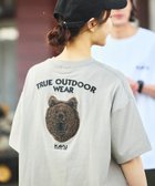 【フリークスストア/FREAK'S STORE】のKAVU×FREAK S STORE カブ- 別注 アニマル バックプリント クルーネック Tシャツ 【限定展開】 25SS グレージュ|ID: prp329100004387654 ipo3291000000031139261