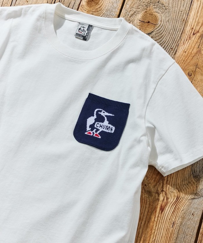 【フリークスストア/FREAK'S STORE】のCHUMS×FREAK S STORE チャムス 別注 ブービーバード ニットポケット クルーネック Tシャツ 【限定展開】 25SS 人気、トレンドファッション・服の通販 founy(ファニー) 　ファッション　Fashion　レディースファッション　WOMEN　トップス・カットソー　Tops/Tshirt　ニット　Knit Tops　シャツ/ブラウス　Shirts/Blouses　ロング / Tシャツ　T-Shirts　インナー　Inner　春　Spring　カーゴパンツ　Cargo Pants　コレクション　Collection　シンプル　Simple　デニム　Denim　トレンド　Trend　定番　Standard　人気　Popularity　パッチ　Patch　ベーシック　Basic　ポケット　Pocket　別注　Special Order　ワンポイント　One Point　S/S・春夏　Ss・Spring/Summer　おすすめ　Recommend　夏　Summer　2025年　2025　2025春夏・S/S　Ss,Spring/Summer,2025　 other-1|ID: prp329100004387661 ipo3291000000031626742