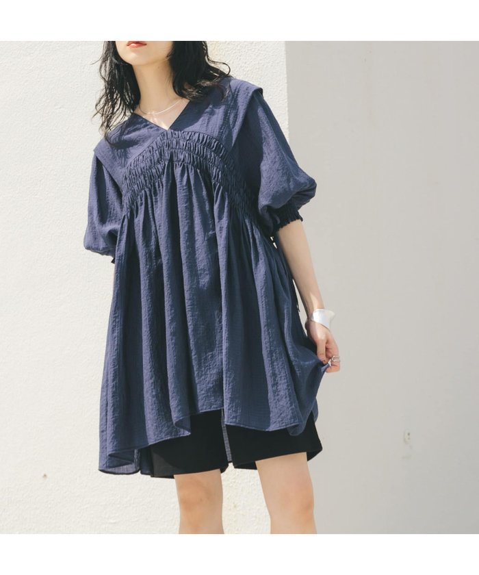 【ケービーエフ/KBF / URBAN RESEARCH】の2WAYシャーリングミニワンピース インテリア・キッズ・メンズ・レディースファッション・服の通販 founy(ファニー) https://founy.com/ ファッション Fashion レディースファッション Fashion for Women ワンピース Dresses 2025年 2025 2025春夏・S/S Spring/Summer 2025 SS25 シアー Sheer, See-Through シャーリング Shirring, Ruched シューズ Shoes, Footwear ショート Short, Short Length デニム Denim, Jeans Material フェミニン Feminine, Girly 夏 Summer S/S・春夏 SS, Spring/Summer, Warm Season |ID: prp329100004390753 ipo3291000000032723369