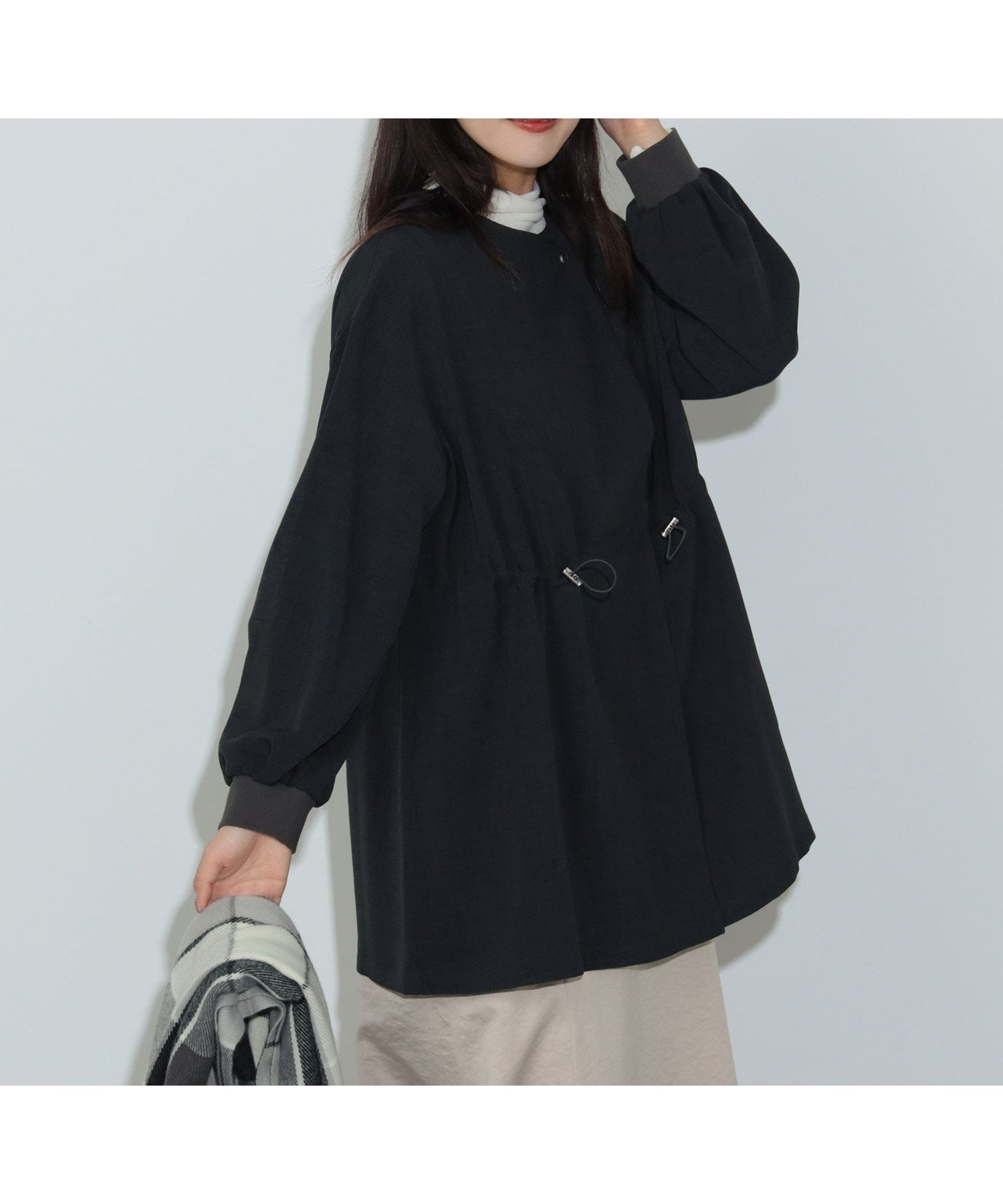 【ビームス ハート/BEAMS HEART】のウエスト ドロスト ライトブルゾン 24AW インテリア・キッズ・メンズ・レディースファッション・服の通販 founy(ファニー) 　ファッション　Fashion　レディースファッション　WOMEN　アウター　Coat Outerwear　ブルゾン　Blouson/Jackets　切替　Switching　シンプル　Simple　チュール　Tulle　トレンド　Trend　ハーフ　Half　フェミニン　Feminine　ブルゾン　Blouson　ボトム　Bottom　ミドル　Middle　おすすめ　Recommend　2024年　2024　2024-2025秋冬・A/W　Aw/Autumn/Winter/Fw/Fall/2024-2025　CHARCOAL|ID: prp329100004391203 ipo3291000000031035795