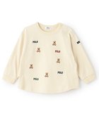 【その他のブランド/Other】の【POLO BCS】くまロゴ刺しゅう長袖Tシャツ 人気、トレンドファッション・服の通販 founy(ファニー) ファッション Fashion キッズファッション KIDS カラフル Colorful ベーシック Basic 長袖 Long Sleeve thumbnail クリーム|ID: prp329100004391251 ipo3291000000030702351