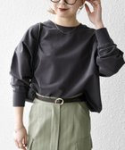 【シップス フォー ウィメン/SHIPS】のSHIPS any 洗濯機可能 インレイ ロングスリーブ コンパクト プルオーバー チャコールグレー|ID: prp329100004391398 ipo3291000000030876358