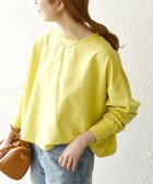 【シップス フォー ウィメン/SHIPS】のSHIPS any 洗濯機可能 インレイ ロングスリーブ コンパクト プルオーバー イエロー|ID: prp329100004391398 ipo3291000000030876361