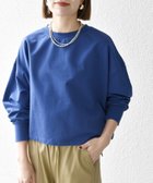【シップス フォー ウィメン/SHIPS】のSHIPS any 洗濯機可能 インレイ ロングスリーブ コンパクト プルオーバー ブルー|ID: prp329100004391398 ipo3291000000030876366
