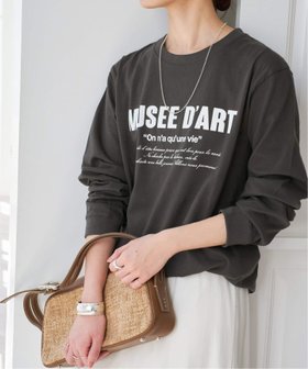 【スピック&スパン/Spick & Span】 MUSEE DART ロゴロンT人気、トレンドファッション・服の通販 founy(ファニー) ファッション Fashion レディースファッション WOMEN トップス・カットソー Tops/Tshirt ロング / Tシャツ T-Shirts インナー Inner カットソー Cut And Sew ジャケット Jacket 夏 Summer |ID:prp329100004391478