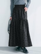 【コカ/COCA】のドット柄フロッキーティアードスカート 人気、トレンドファッション・服の通販 founy(ファニー) ファッション Fashion レディースファッション WOMEN スカート Skirt ティアードスカート Tiered Skirts アクリル Acrylic ドット Dot プリント Print ポケット Pocket thumbnail Black|ID: prp329100004392565 ipo3291000000030918657