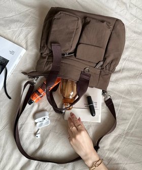 【ディスコート/Discoat】のユーティリティパフィトートバッグ 人気、トレンドファッション・服の通販 founy(ファニー) ファッション Fashion レディースファッション Fashion for Women バッグ Bags スーツケース キャリーケース Suitcase / Carry Case コンパクト Compact, Small Size ショルダー Shoulder, Shoulder Strap ベーシック Basic, Essential ポケット Pocket, Pocket Detail 旅行 Travel |ID:prp329100004393138