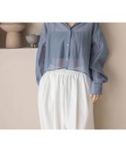 【ローリーズファーム/LOWRYS FARM】のシアーシャツLS* 人気、トレンドファッション・服の通販 founy(ファニー) ファッション Fashion レディースファッション WOMEN トップス・カットソー Tops/Tshirt シャツ/ブラウス Shirts/Blouses おすすめ Recommend インナー Inner クロップド Cropped シアー Sheer シンプル Simple ベーシック Basic ロング Long 定番 Standard 羽織 Haori thumbnail ブルー|ID: prp329100004393359 ipo3291000000030923758