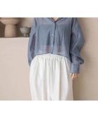 【ローリーズファーム/LOWRYS FARM】のシアーシャツLS* 人気、トレンドファッション・服の通販 founy(ファニー) ファッション Fashion レディースファッション WOMEN トップス・カットソー Tops/Tshirt シャツ/ブラウス Shirts/Blouses おすすめ Recommend インナー Inner クロップド Cropped シアー Sheer シンプル Simple ベーシック Basic ロング Long 定番 Standard 羽織 Haori thumbnail ブルー|ID: prp329100004393359 ipo3291000000031769686