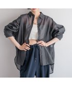 【ローリーズファーム/LOWRYS FARM】のシアーシャツLS* 人気、トレンドファッション・服の通販 founy(ファニー) ファッション Fashion レディースファッション WOMEN トップス・カットソー Tops/Tshirt シャツ/ブラウス Shirts/Blouses おすすめ Recommend インナー Inner クロップド Cropped シアー Sheer シンプル Simple ベーシック Basic ロング Long 定番 Standard 羽織 Haori thumbnail チャコール18|ID: prp329100004393359 ipo3291000000031942777
