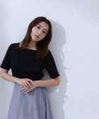 【ナチュラル ビューティー ベーシック/NATURAL BEAUTY BASIC】のベーシックTシャツシリーズ スクエアネック クロ|ID: prp329100004394272 ipo3291000000031954211