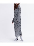 【ラシュッド/LASUD】のボタニカルフラワープリーツワンピース グレー|ID: prp329100004395499 ipo3291000000031758189