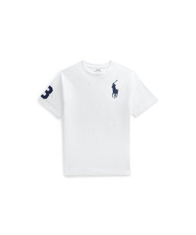 【ラルフローレン/RALPH LAUREN / KIDS】の(ボーイズ 8才~20才)Big Pony コットン ジャージー Tシャツ 人気、トレンドファッション・服の通販 founy(ファニー) ファッション Fashion キッズファッション KIDS ジャージー Jersey ツイル Twill パッチ Patch ボーイズ Boys 半袖 Short Sleeve |ID:prp329100004395877