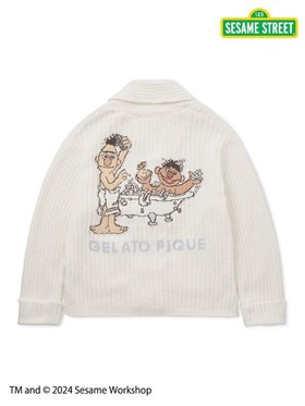 【ジェラート ピケ/gelato pique】 【SESAME STREET】【UNISEX】モチーフジャガードショールカーディガン人気、トレンドファッション・服の通販 founy(ファニー) ファッション Fashion レディースファッション WOMEN トップス・カットソー Tops/Tshirt カーディガン Cardigans ユニセックス Unisex カーディガン Cardigan コレクション Collection ショール Shawl パウダー Powder パジャマ Pajamas フロント Front ポケット Pocket モコモコ Fluffy モチーフ Motif ワーク Work |ID:prp329100004395905