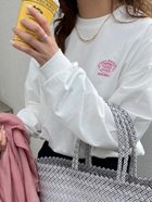 【ディスコート/Discoat】の【WEB限定】ワンポイント刺繍ビッグロングTシャツ 人気、トレンドファッション・服の通販 founy(ファニー) ファッション Fashion レディースファッション WOMEN トップス・カットソー Tops/Tshirt シャツ/ブラウス Shirts/Blouses ロング / Tシャツ T-Shirts おすすめ Recommend インナー Inner シンプル Simple スリーブ Sleeve ビッグ Big メンズ Mens ロング Long ワイド Wide ワンポイント One Point 人気 Popularity 定番 Standard thumbnail ホワイトその他2|ID: prp329100004396638 ipo3291000000031627706