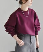 【シップス フォー ウィメン/SHIPS】のquaranciel 洗濯機可能 ポンチ ベーシック コンパクト スウェット ワイン|ID: prp329100004396746 ipo3291000000031986154