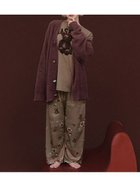 【スナイデル ホーム/SNIDEL HOME】のチョコモチーフロングパンツ 人気、トレンドファッション・服の通販 founy(ファニー) ファッション Fashion レディースファッション WOMEN パンツ Pants ユニセックス Unisex おすすめ Recommend なめらか Smooth スウィート Sweet ストレート Straight フリル Frills プリント Print モチーフ Motif リボン Ribbon リラックス Relax ロング Long thumbnail BRW[058]|ID: prp329100004396975 ipo3291000000030956885