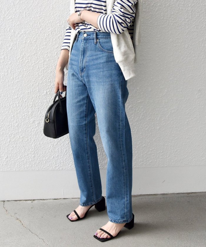 【シップス フォー ウィメン/SHIPS】のSHIPS any ハイライズ デニムパンツ SHIPS any DENIM インテリア・キッズ・メンズ・レディースファッション・服の通販 founy(ファニー) https://founy.com/ ファッション Fashion レディースファッション WOMEN パンツ Pants デニムパンツ Denim Pants 洗える Washable テーパード Tapered デニム Denim トレンド Trend 定番 Standard 人気 Popularity ハイライズ High Rise |ID: prp329100004397020 ipo3291000000031917318