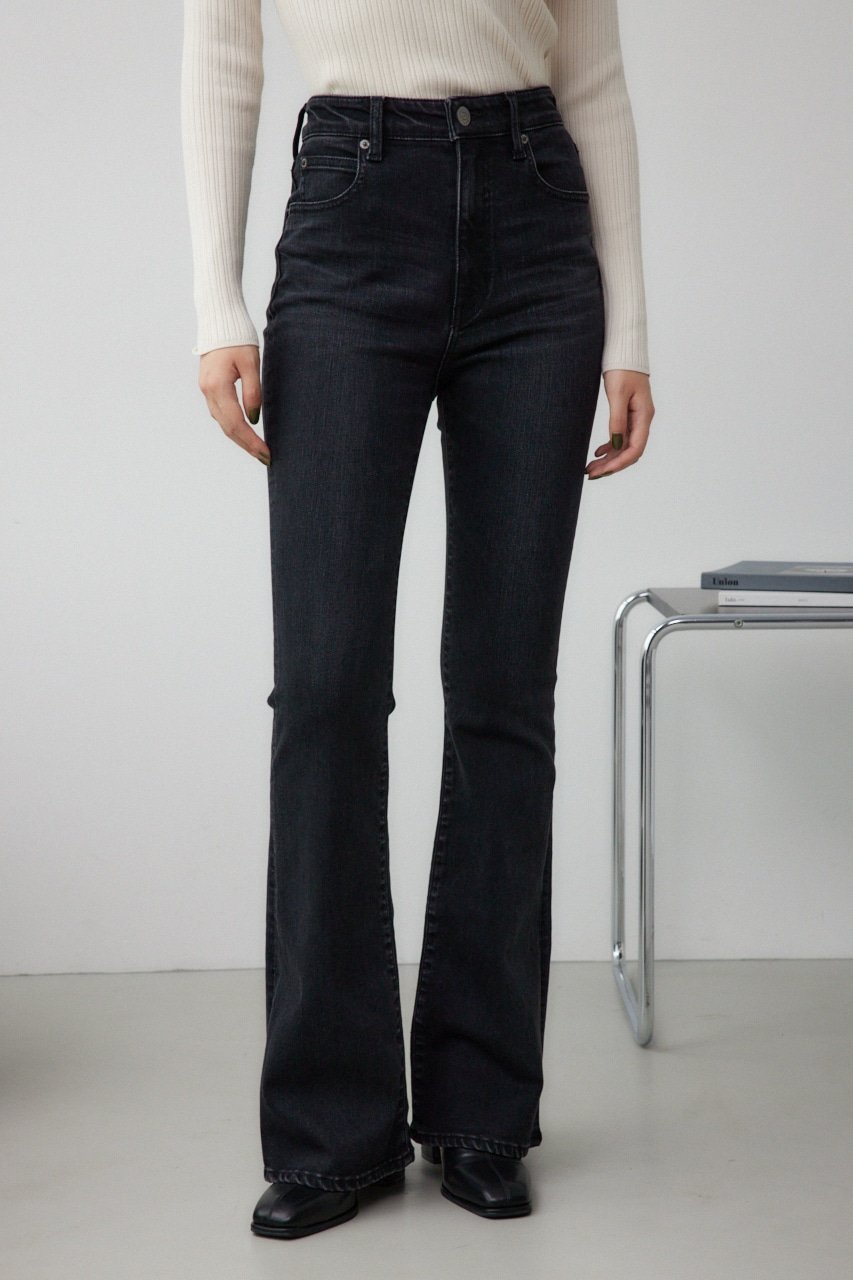 【アズール バイ マウジー/AZUL by moussy】のAZUL DENIM フレアデニム インテリア・キッズ・メンズ・レディースファッション・服の通販 founy(ファニー) 　ファッション　Fashion　レディースファッション　WOMEN　ジーンズ　Jeans　ストレッチ　Stretch　ストレート　Straight　デニム　Denim　バランス　Balance　フレア　Flare　ポケット　Pocket　A/W・秋冬　Aw・Autumn/Winter・Fw・Fall-Winter　2024年　2024　2024-2025秋冬・A/W　Aw/Autumn/Winter/Fw/Fall/2024-2025　L/BLK1|ID: prp329100004397120 ipo3291000000032285926