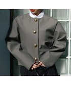 【アダム エ ロペ/ADAM ET ROPE'】の【WEB限定】・【オケージョン】ノーカラーボンディングジャケット チャコール(06)|ID: prp329100004397267 ipo3291000000031958857