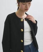 【アダム エ ロペ/ADAM ET ROPE'】の【WEB限定】・【オケージョン】ノーカラーボンディングジャケット ブラック(01)|ID: prp329100004397267 ipo3291000000031958858