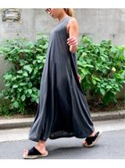 【ジュノア/JUNOAH】のAラインノースリーブマキシ丈ワンピース ダークグレー|ID: prp329100004397279 ipo3291000000031963467
